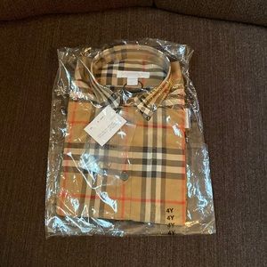 Boys Burberry Long Sleeve shirt